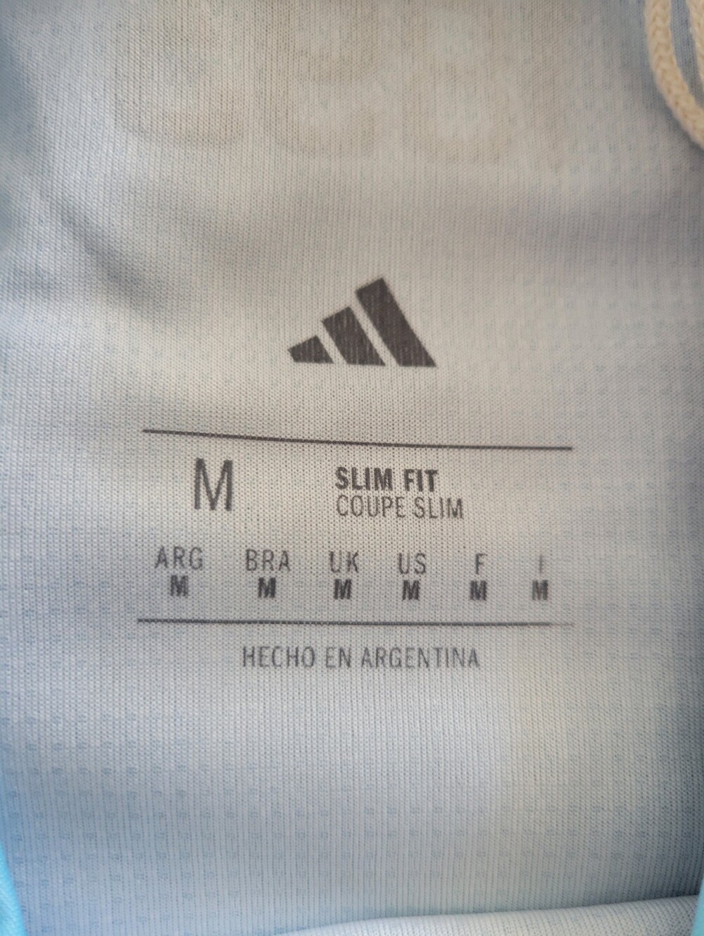NWT Adidas Argentina 3-Star 2022 World Cup Champions Jersey Men's Size M - Picture 4 of 11